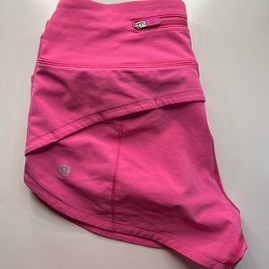 Lululemon Sonic Pink Speed Up 2.5 Shorts